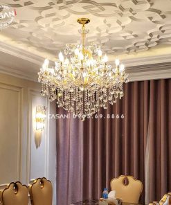 Đèn Chùm Pha Lê CCP-8121-18 tay